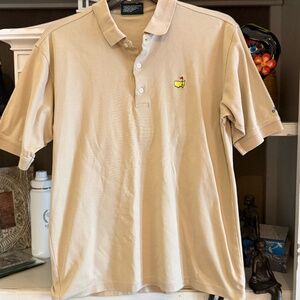 Masters Collection medium M mens khaki polo shirt